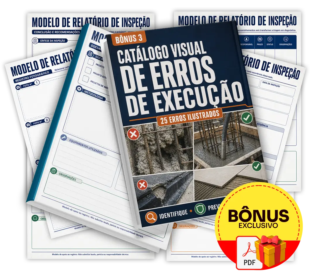 Mockup do bônus 3 — Catálogo Visual de Erros de Execução